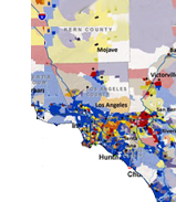 Los Angeles County, Orange County, San Bernardino County, Riverside County, Ventura County